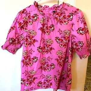 JCrew floral top